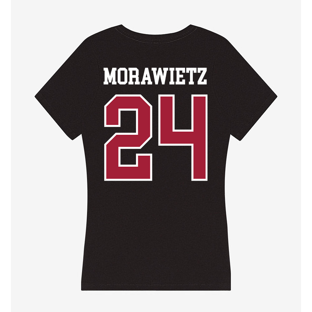 Arkansas - NCAA Women's Soccer : Kayla Morawietz - Women's V-Neck T-Shirt-1