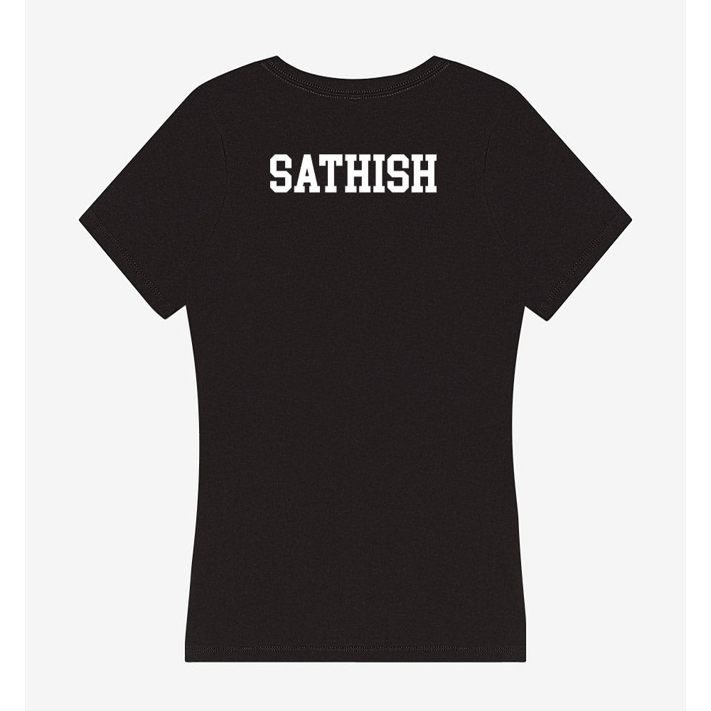 Arkansas - NCAA Women's Golf : Swetha Sathish - Women's V-Neck T-Shirt-1