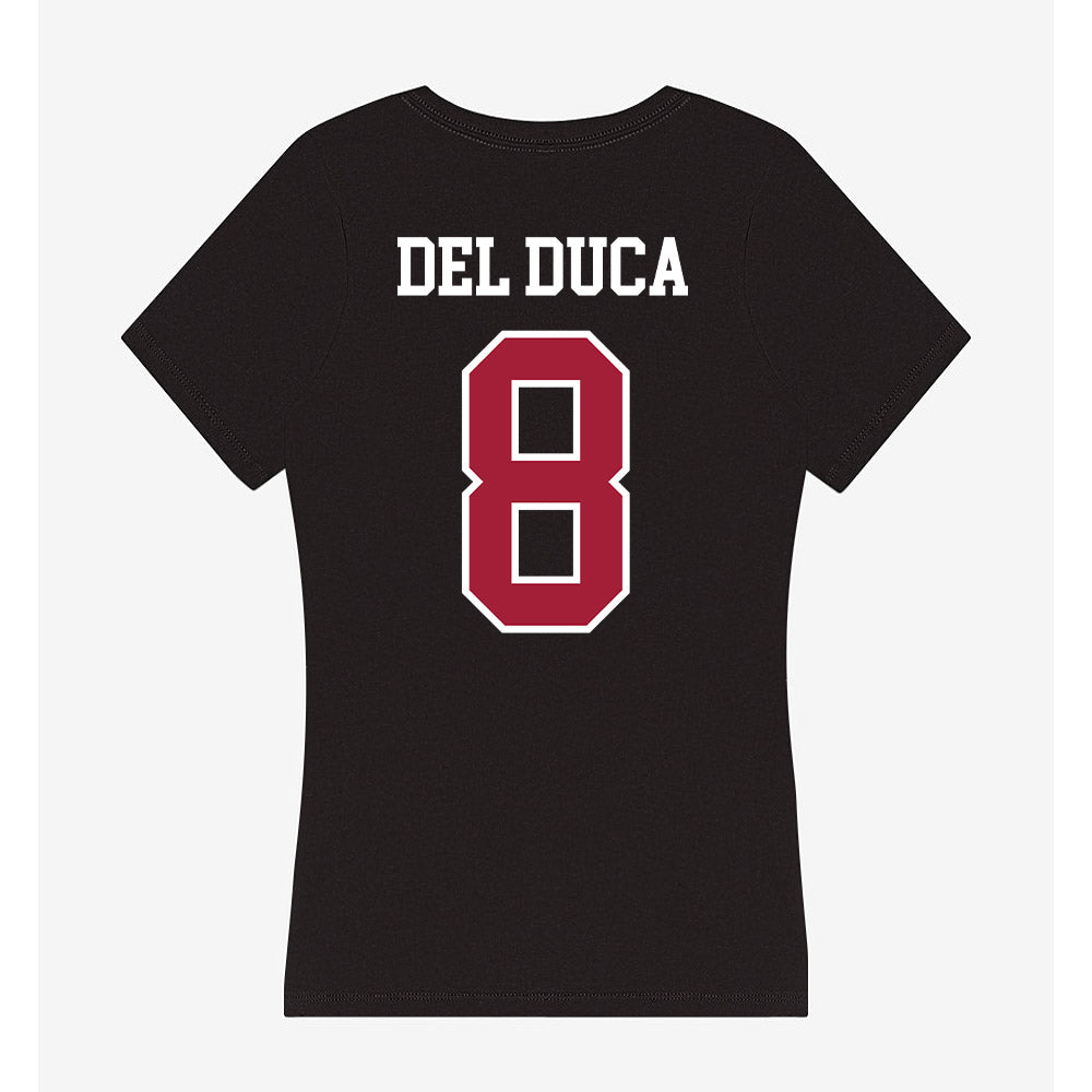 Arkansas - NCAA Softball : Kyler Del Duca - Women's V-Neck T-Shirt-1