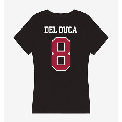 Arkansas - NCAA Softball : Kyler Del Duca - Women's V-Neck T-Shirt-1