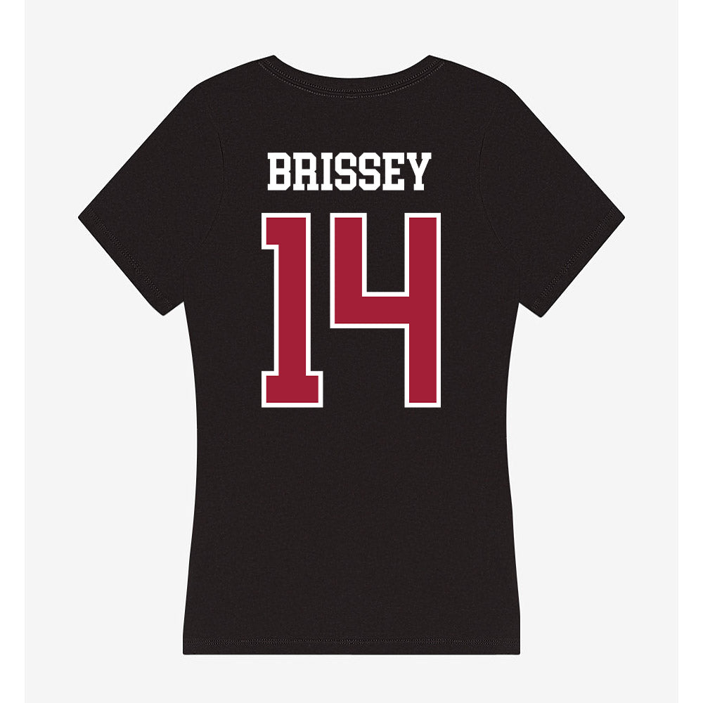 Arkansas - NCAA Baseball : Mark Brissey - Women's V-Neck T-Shirt-1