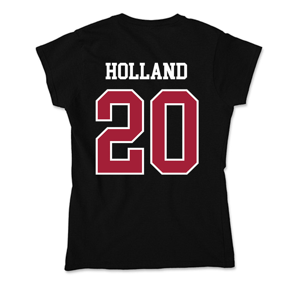 Arkansas - NCAA Baseball : Max Holland - Soft Style Women’s T-Shirt-1
