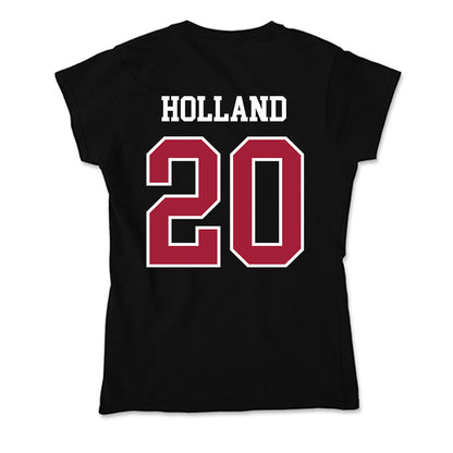 Arkansas - NCAA Baseball : Max Holland - Soft Style Women’s T-Shirt-1