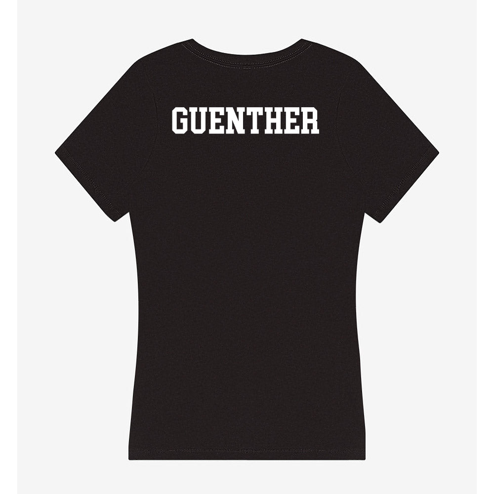 Arkansas - NCAA Women's Gymnastics : Giselle Guenther - Women's V-Neck T-Shirt-1