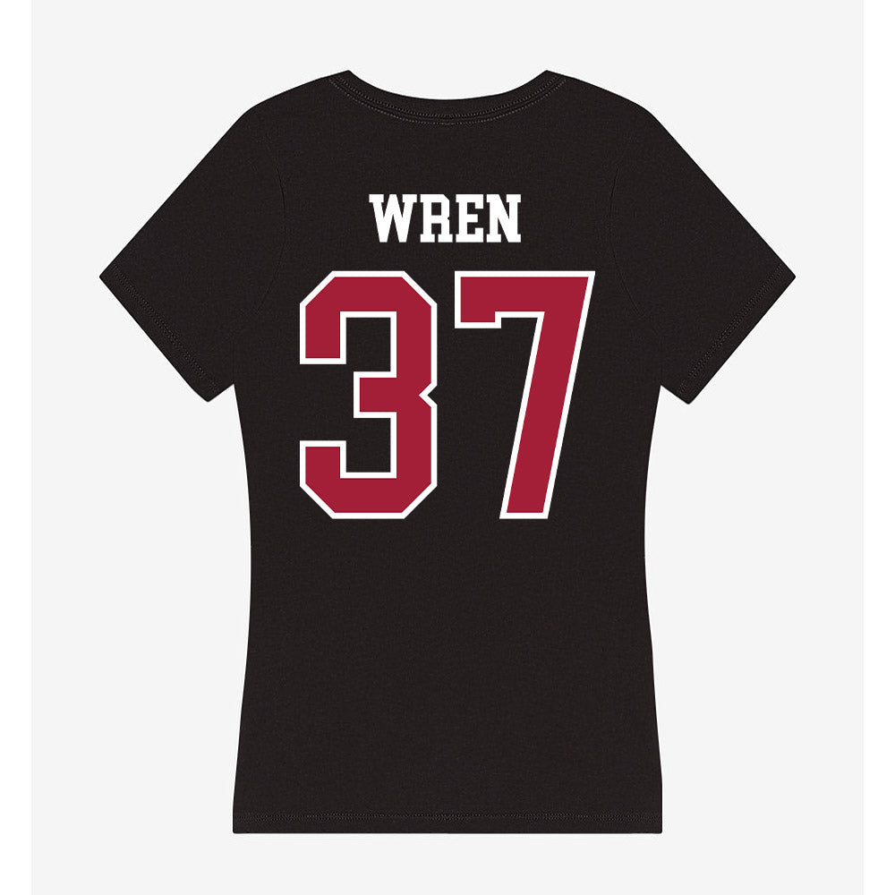 Arkansas - NCAA Baseball : Grant Wren - Women's V-Neck T-Shirt-1