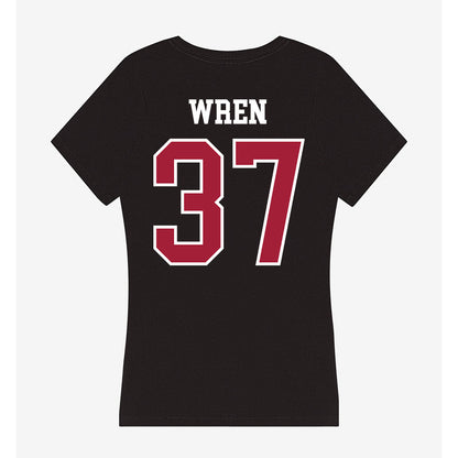 Arkansas - NCAA Baseball : Grant Wren - Women's V-Neck T-Shirt-1