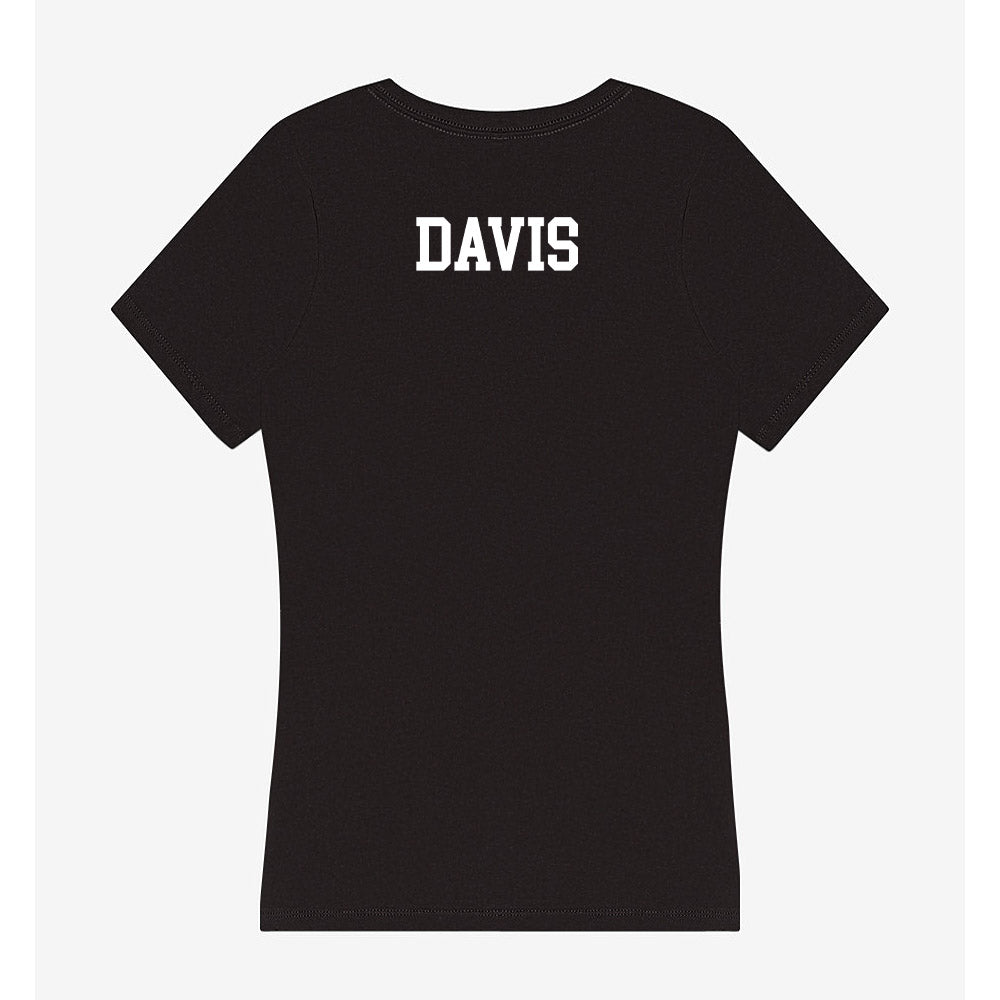 Arkansas - NCAA Women's Track & Field : Kayla Davis - Women's V-Neck T-Shirt-1