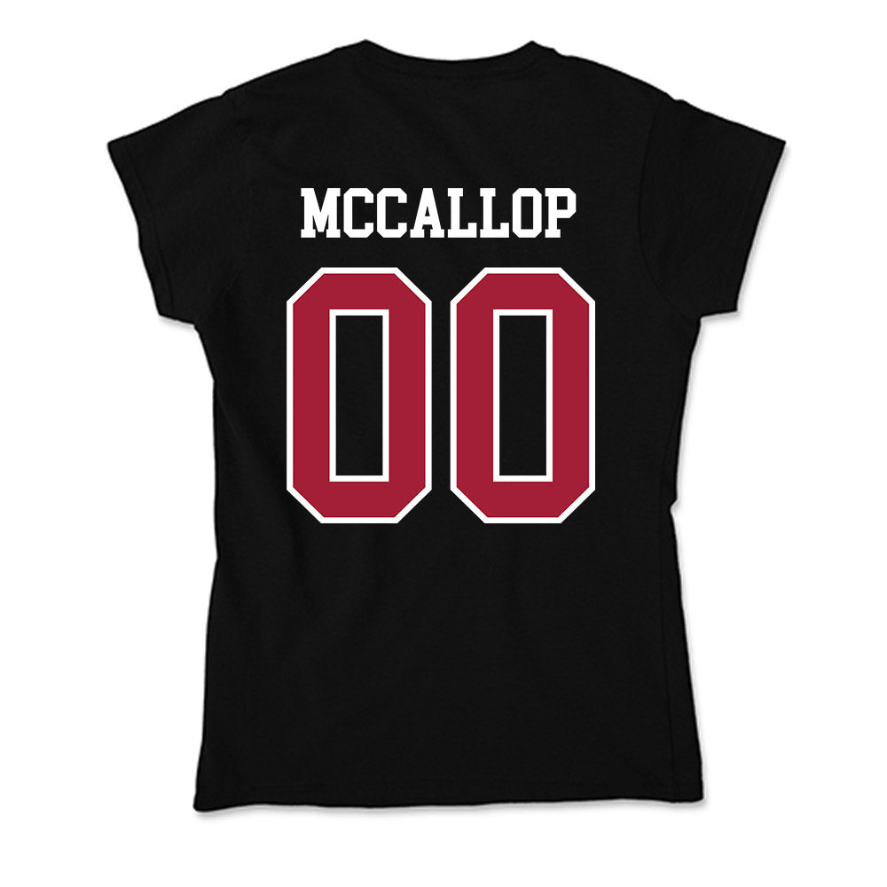Arkansas - NCAA Women's Basketball : Grace McCallop - Soft Style Women’s T-Shirt-1