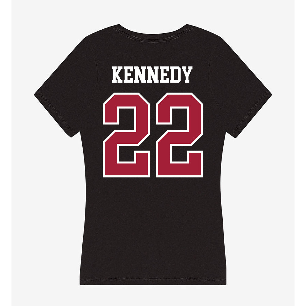 Arkansas - NCAA Softball : Dakota Kennedy - Women's V-Neck T-Shirt-1