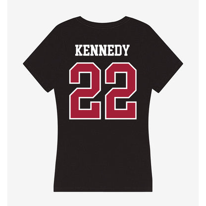 Arkansas - NCAA Softball : Dakota Kennedy - Women's V-Neck T-Shirt-1