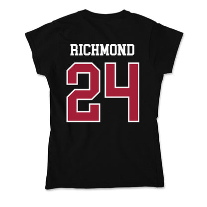 Arkansas - NCAA Men's Basketball : Billy Richmond - Soft Style Women’s T-Shirt-1
