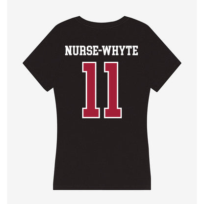 Arkansas - NCAA Women's Soccer : Aniyah Nurse-Whyte - Women's V-Neck T-Shirt-1