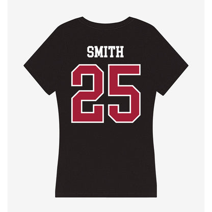 Arkansas - NCAA Football : Ja’Quavion Smith - Women's V-Neck T-Shirt-1