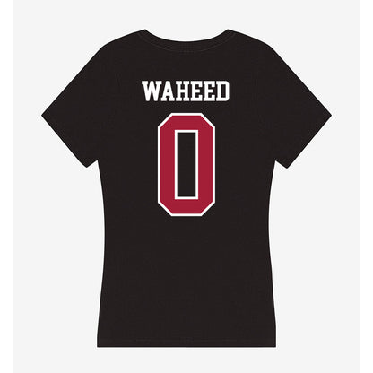 Arkansas - NCAA Women's Basketball : Beautiful Waheed - Women's V-Neck T-Shirt-1