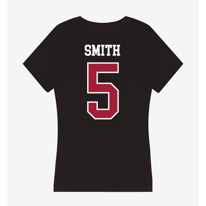 Arkansas - NCAA Football : Sutton Smith - Women's V-Neck T-Shirt-1