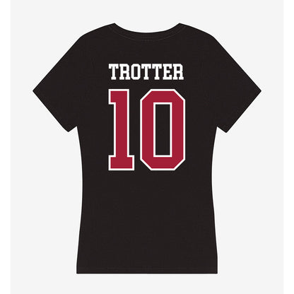 Arkansas - NCAA Football : Cade Trotter - Women's V-Neck T-Shirt-1