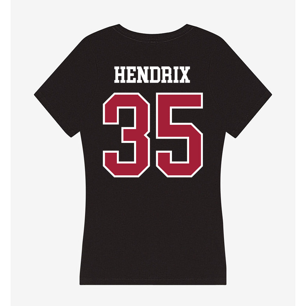 Arkansas - NCAA Football : Hutson Hendrix - Women's V-Neck T-Shirt-1