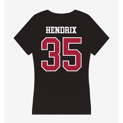 Arkansas - NCAA Football : Hutson Hendrix - Women's V-Neck T-Shirt-1