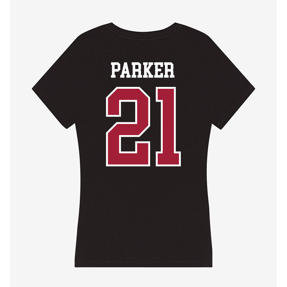 Arkansas - NCAA Football : Jasper Parker - Women's V-Neck T-Shirt-1