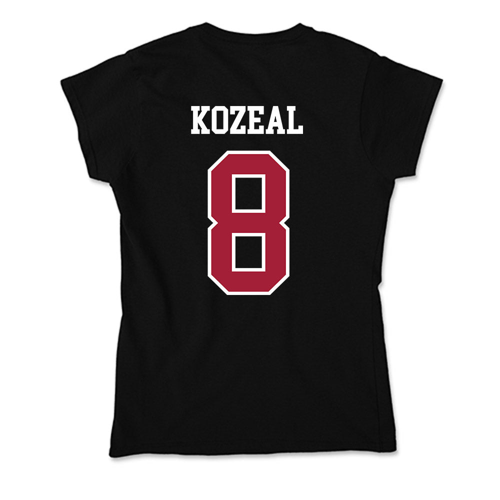 Arkansas - NCAA Baseball : Camden Kozeal - Soft Style Women’s T-Shirt-1