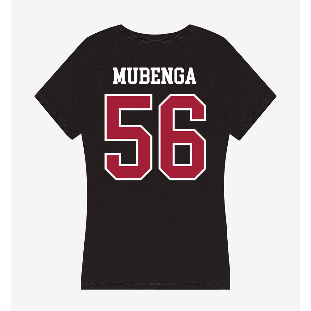 Arkansas - NCAA Football : Ben Mubenga - Women's V-Neck T-Shirt-1