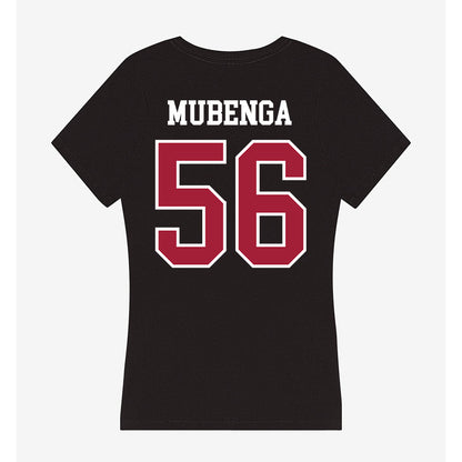Arkansas - NCAA Football : Ben Mubenga - Women's V-Neck T-Shirt-1