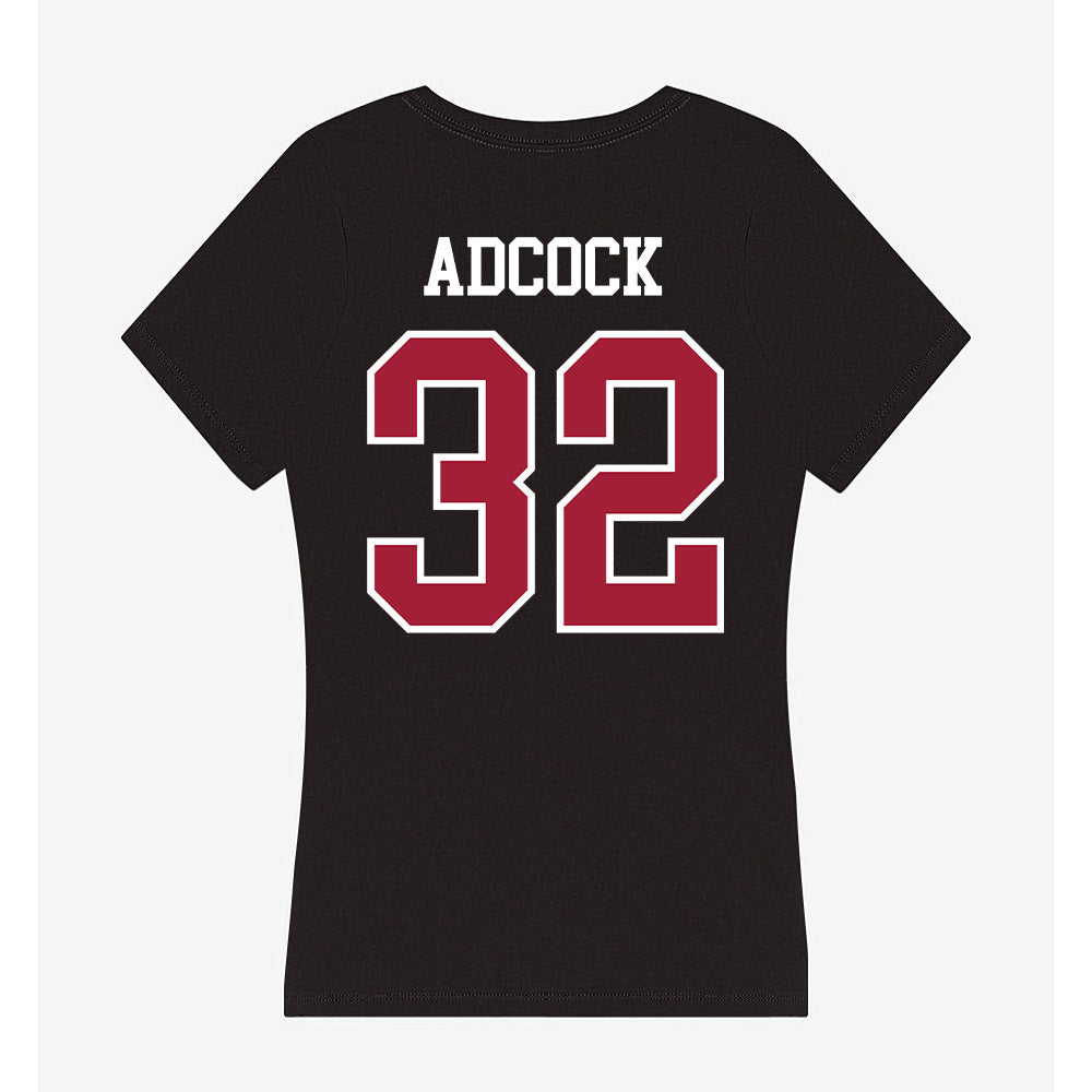 Arkansas - NCAA Football : Matthew Adcock - Women's V-Neck T-Shirt-1