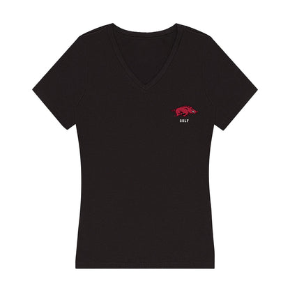 Arkansas - NCAA Women's Golf : Maria Jose Marin - Women's V-Neck T-Shirt-0