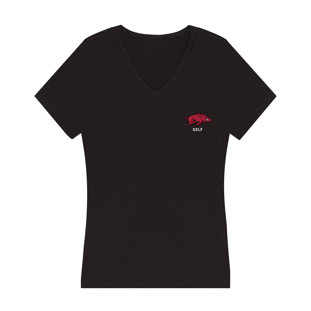 Arkansas - NCAA Women's Golf : Sara Brentcheneff - Women's V-Neck T-Shirt-0