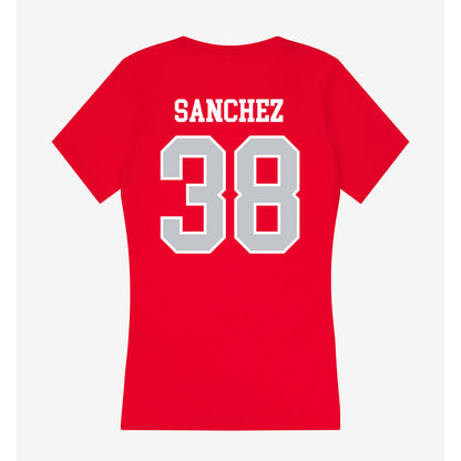 Gonzaga - NCAA Baseball : Ricardo Sanchez - Women's V-Neck T-Shirt-1