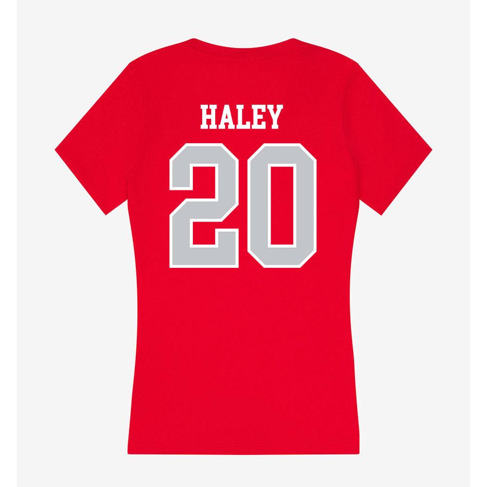 Gonzaga - NCAA Baseball : Maddox Haley - Women's V-Neck T-Shirt-1