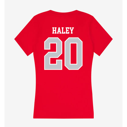 Gonzaga - NCAA Baseball : Maddox Haley - Women's V-Neck T-Shirt-1