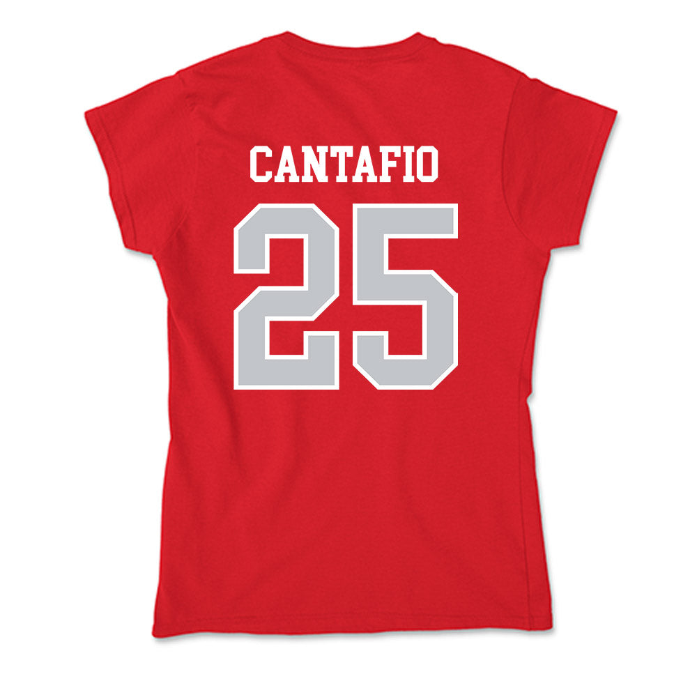 Gonzaga - NCAA Men's Soccer : Dylan Cantafio - Soft Style Women’s T-Shirt-1