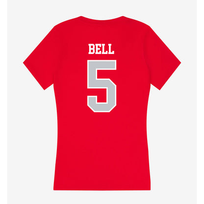 Gonzaga - NCAA Baseball : Mikey Bell - Women's V-Neck T-Shirt-1
