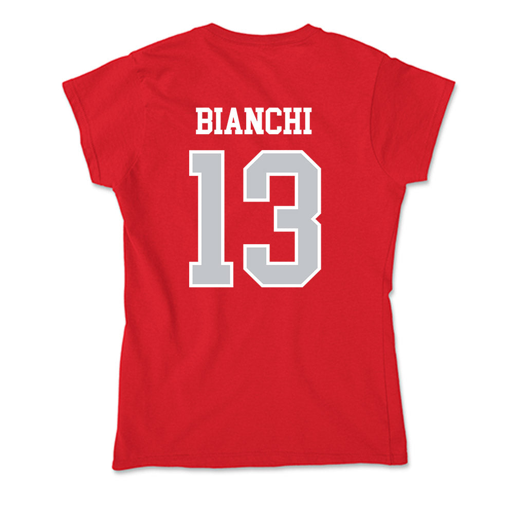 Gonzaga - NCAA Men's Soccer : Nicholas Bianchi - Soft Style Women’s T-Shirt-1