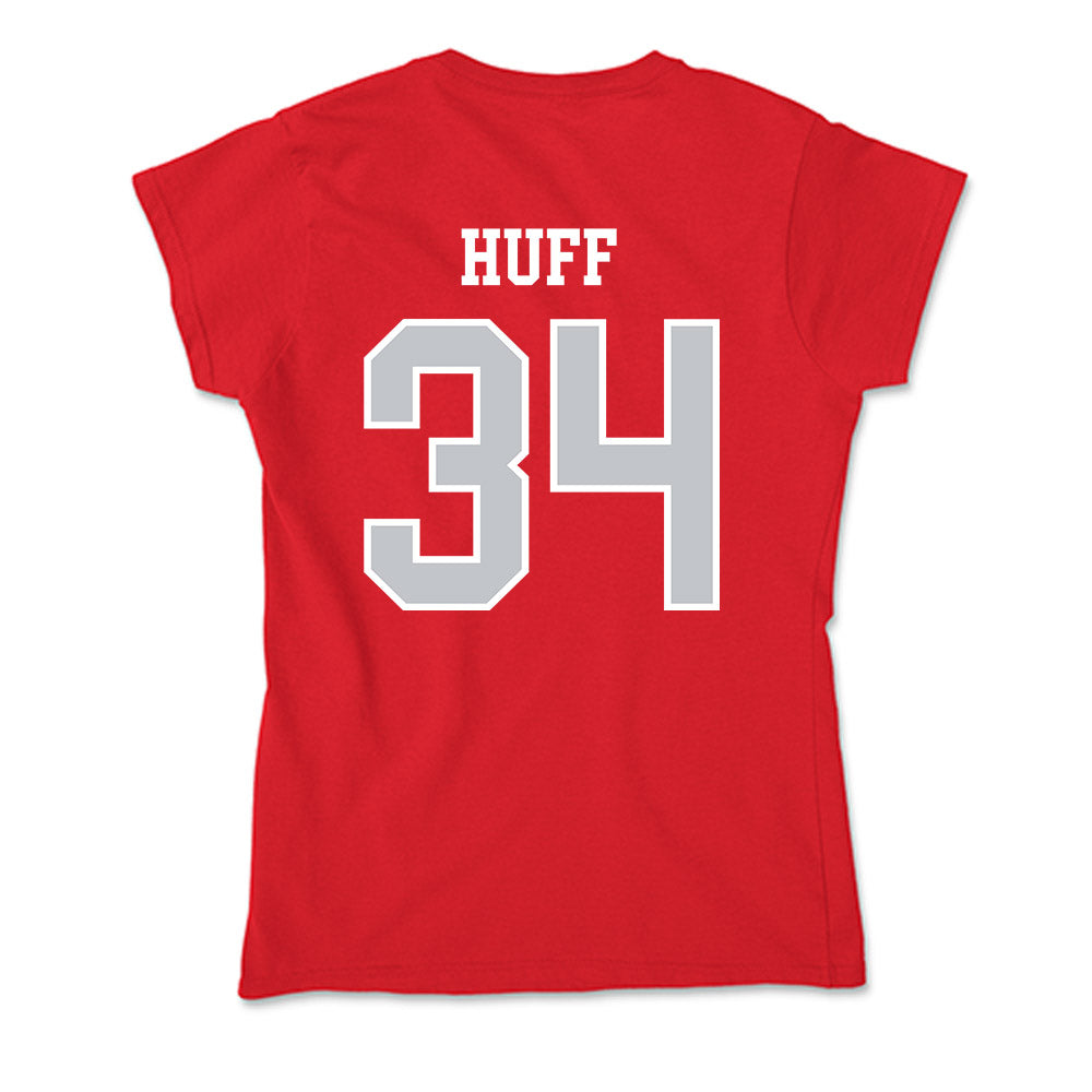 Gonzaga - NCAA Men's Basketball : Braden Huff - Soft Style Women’s T-Shirt-1