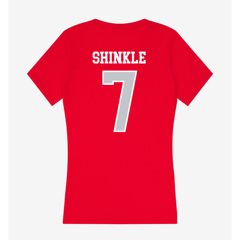Gonzaga - NCAA Baseball : Bo Shinkle - Women's V-Neck T-Shirt-1