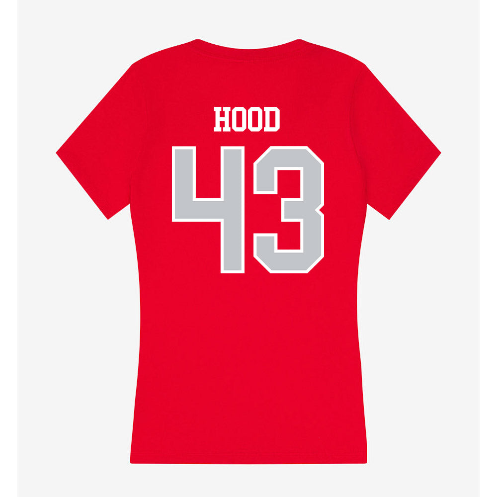 Gonzaga - NCAA Baseball : Landon Hood - Women's V-Neck T-Shirt-1