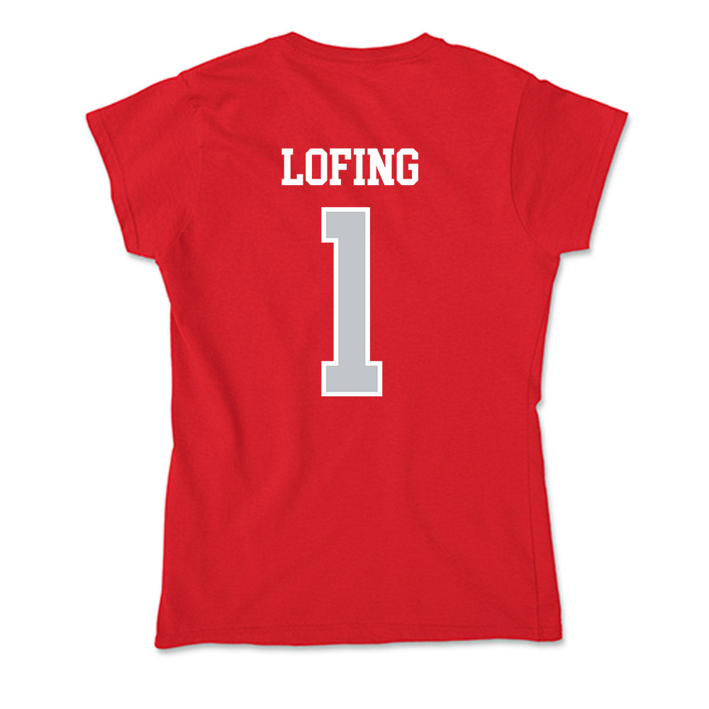 Gonzaga - NCAA Women's Basketball : Paige Lofing - Soft Style Women’s T-Shirt-1