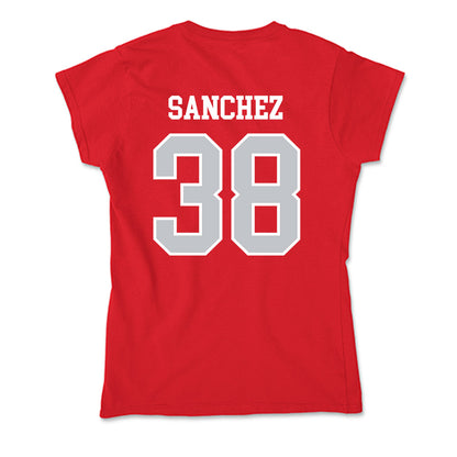 Gonzaga - NCAA Baseball : Ricardo Sanchez - Soft Style Women’s T-Shirt-1