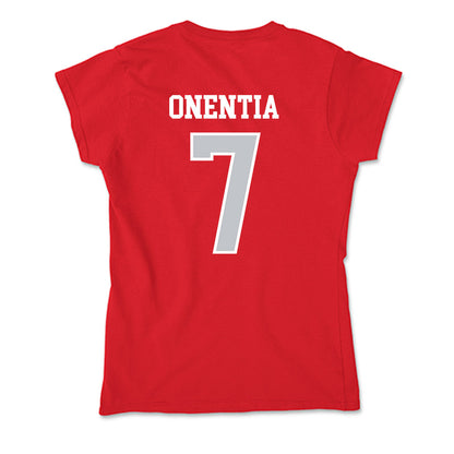 Gonzaga - NCAA Men's Soccer : Geremi Onentia - Soft Style Women’s T-Shirt-1