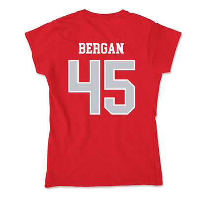 Gonzaga - NCAA Baseball : Ethan Bergan - Soft Style Women’s T-Shirt-1