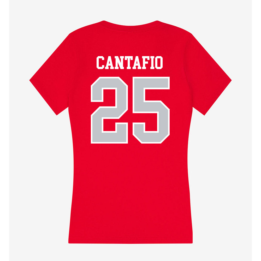 Gonzaga - NCAA Men's Soccer : Dylan Cantafio - Women's V-Neck T-Shirt-1