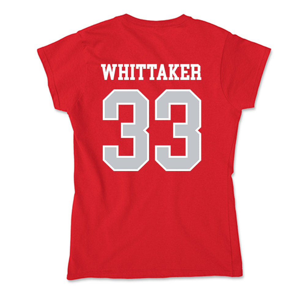 Gonzaga - NCAA Women's Basketball : Lauren Whittaker - Soft Style Women’s T-Shirt-1