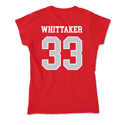 Gonzaga - NCAA Women's Basketball : Lauren Whittaker - Soft Style Women’s T-Shirt-1