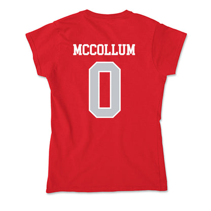 Gonzaga - NCAA Women's Soccer : Michaela McCollum - Soft Style Women’s T-Shirt-1