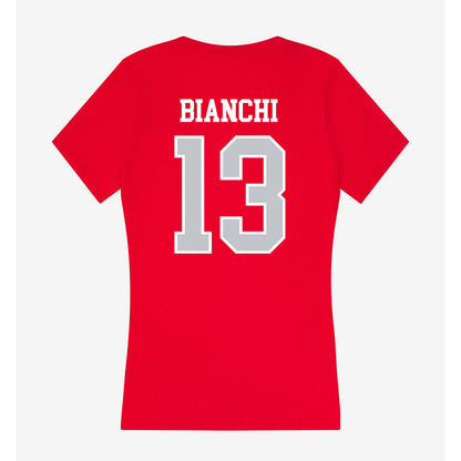 Gonzaga - NCAA Men's Soccer : Nicholas Bianchi - Women's V-Neck T-Shirt-1