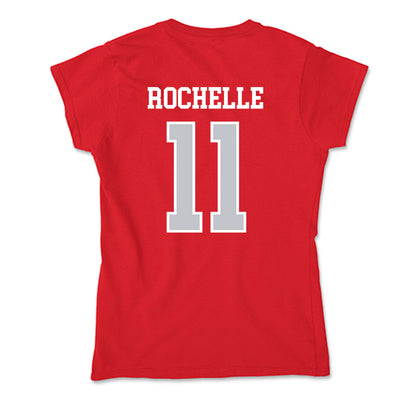 Gonzaga - NCAA Men's Soccer : Talan Rochelle - Soft Style Women’s T-Shirt-1