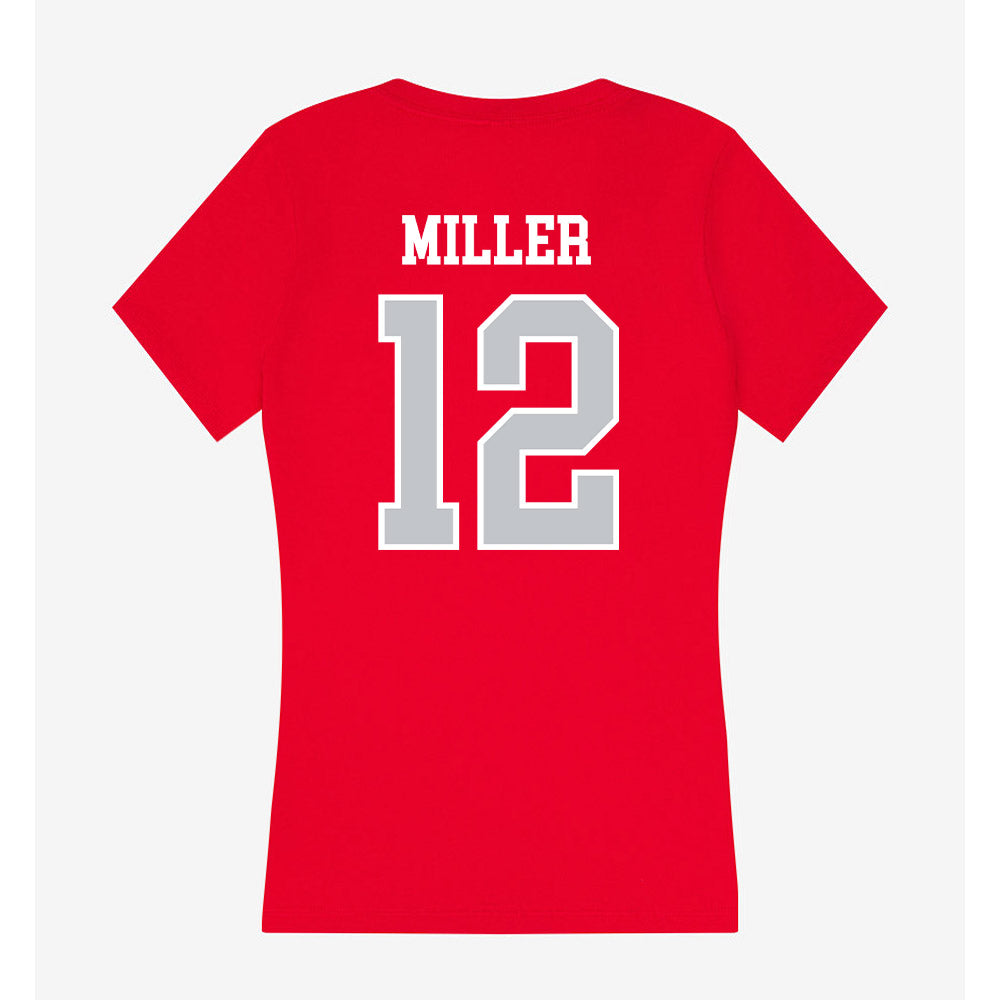 Gonzaga - NCAA Baseball : Peyton Miller - Women's V-Neck T-Shirt-1