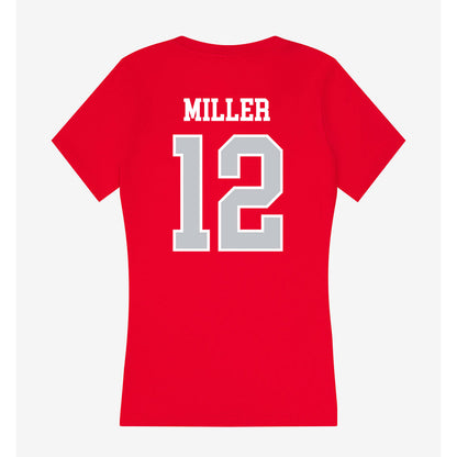 Gonzaga - NCAA Baseball : Peyton Miller - Women's V-Neck T-Shirt-1